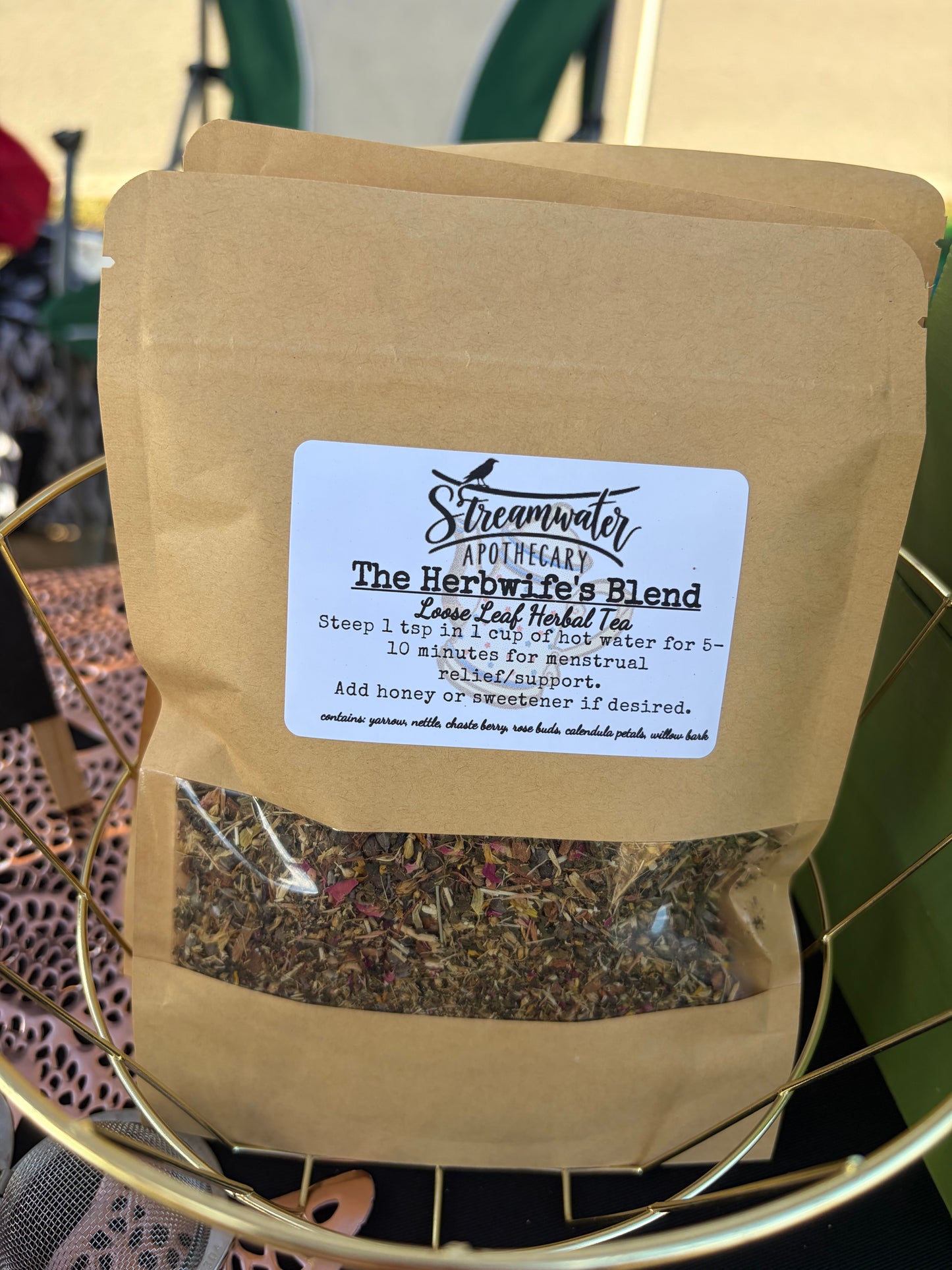 “The Herbwife’s Blend” (menstrual support)—Herbal Tea Blend