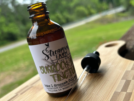 Burdock Root Tincture - 2 oz Dropper Bottle