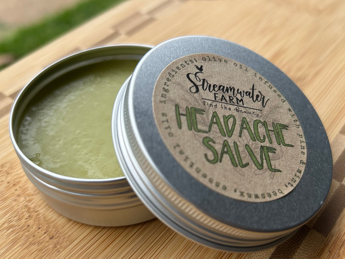 Headache Salve - 2 oz tin