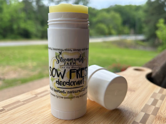 Sow Fresh Natural Deodorant - fresh citrus - 2 oz tube