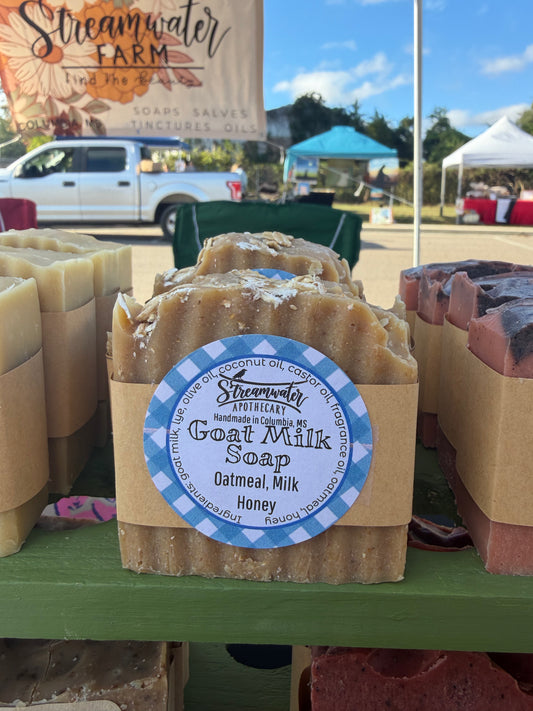 Goat Milk Soap- Oatmeal & Honey