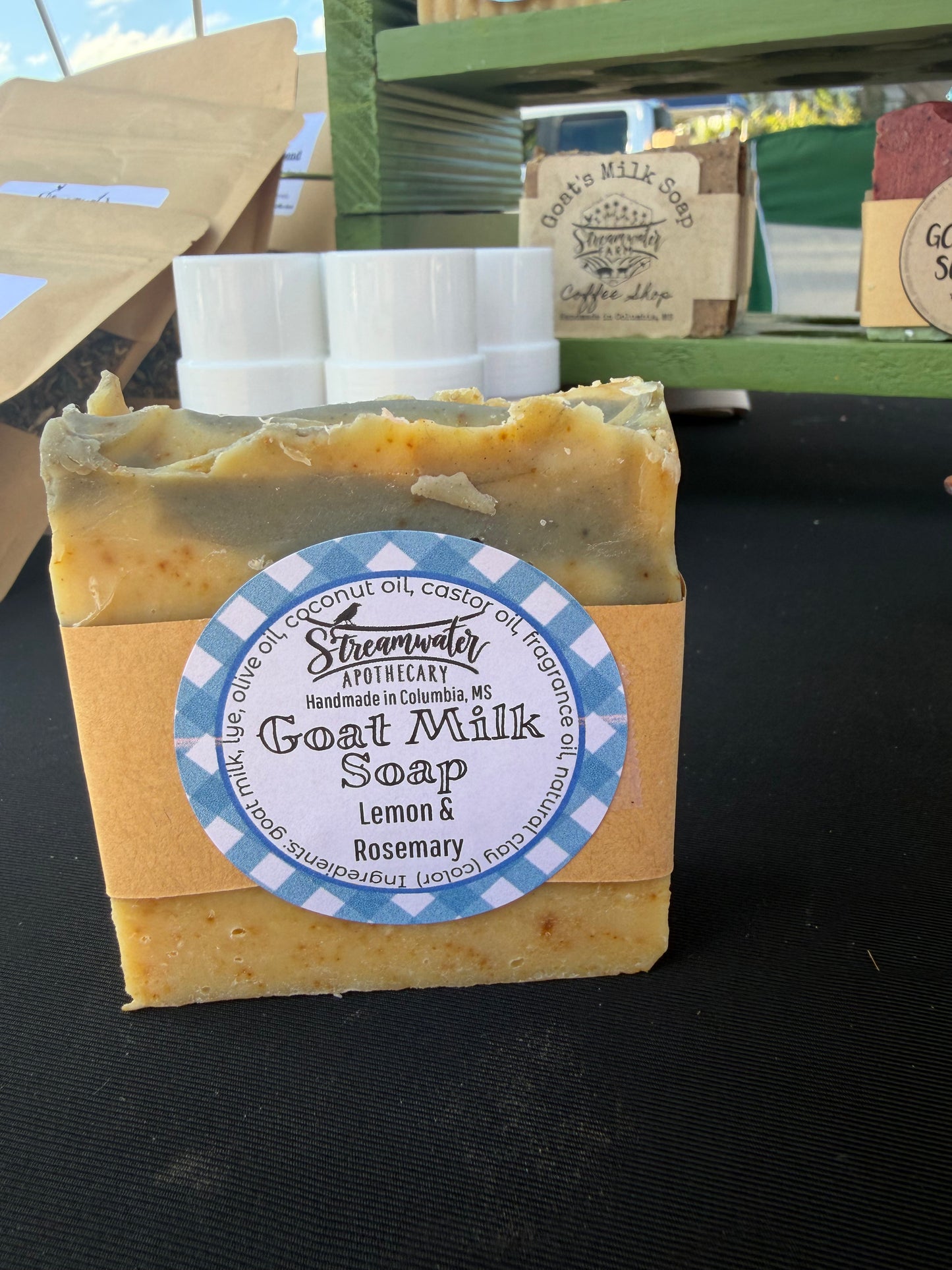 Goat Milk Soap- Lemon Rosemary