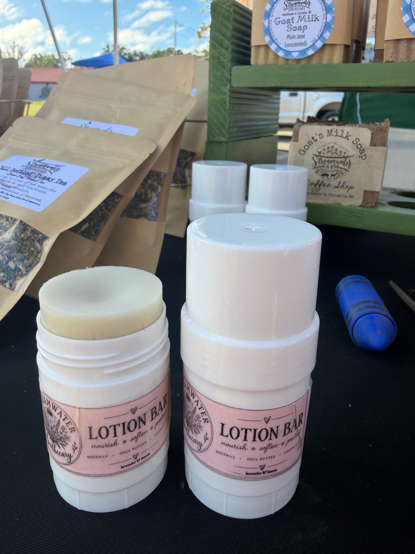 Lotion Stick- Lemon & Lavender — 1oz twist top tube