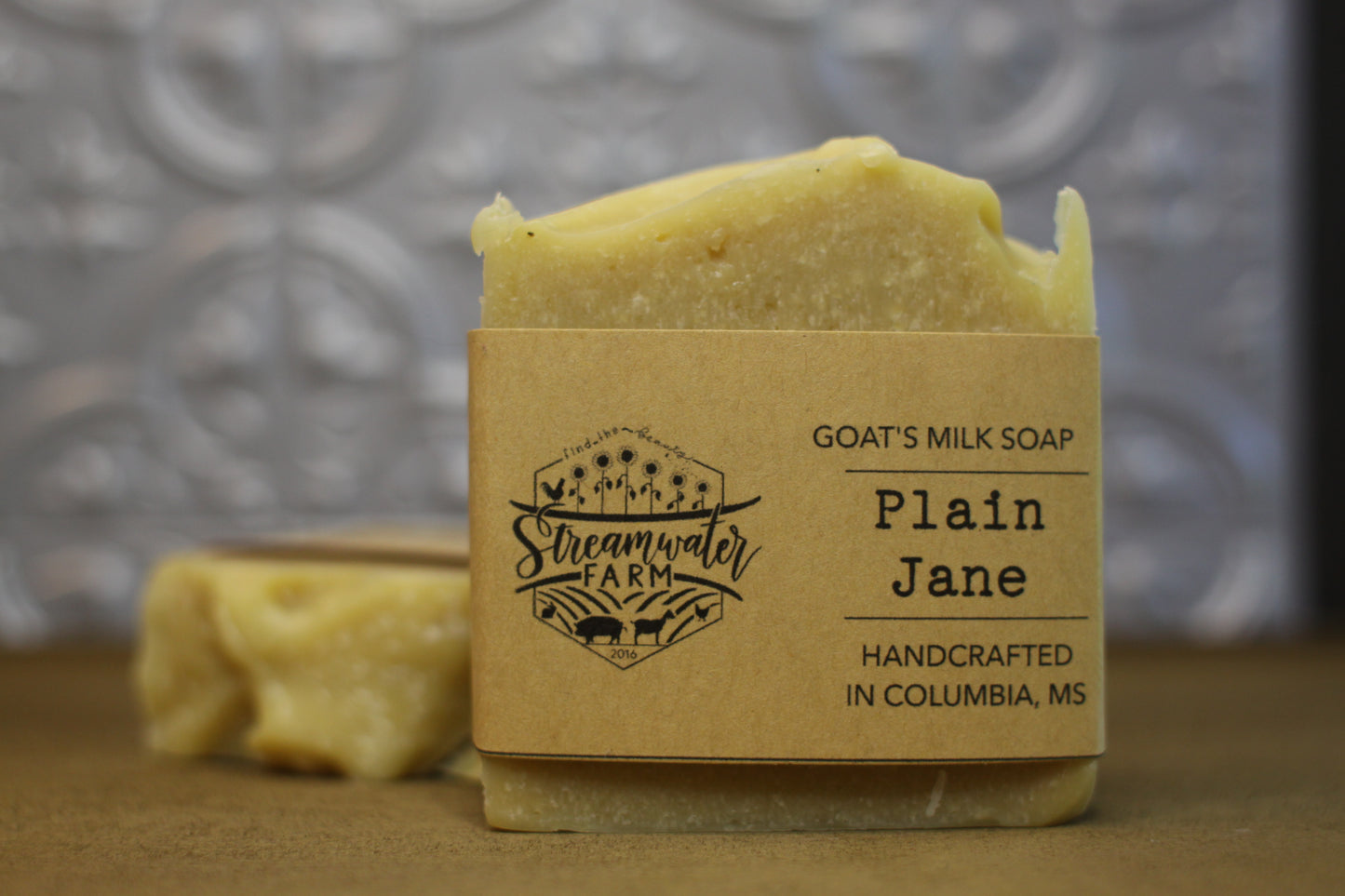 Plain Jane Goat's Milk Soap - 4 oz bar