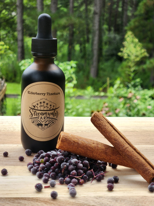 Elderberry Tincture - 2 oz dropper bottle